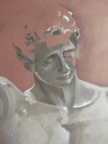Hermès, God of Travelers - Original Oil Painting -