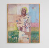 Christ and The Lamb: Abstract