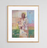 Christ and The Lamb: Abstract