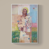 Christ and The Lamb: Abstract